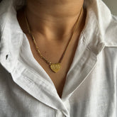11:11 heart necklace