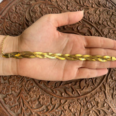 Braided snake chain bracelet