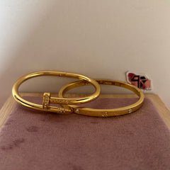 Nail Cartier combo(Baby Size Kada)