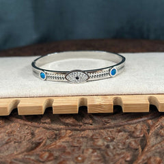 Evil Eye Diamond Kada