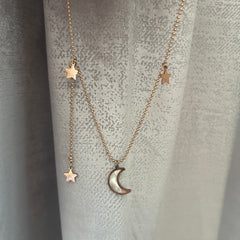 Mop Moon Necklace
