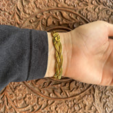 Braided snake chain bracelet