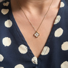 Clover MOP necklace