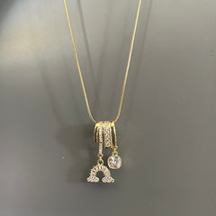 Rainbow charms necklace