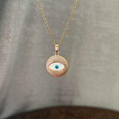 Evil eye MOP Necklace