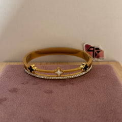 Clover diamond Baby size Kada