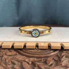 Evil Eye Diamond Kada
