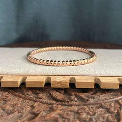 Pink Enameled Kada