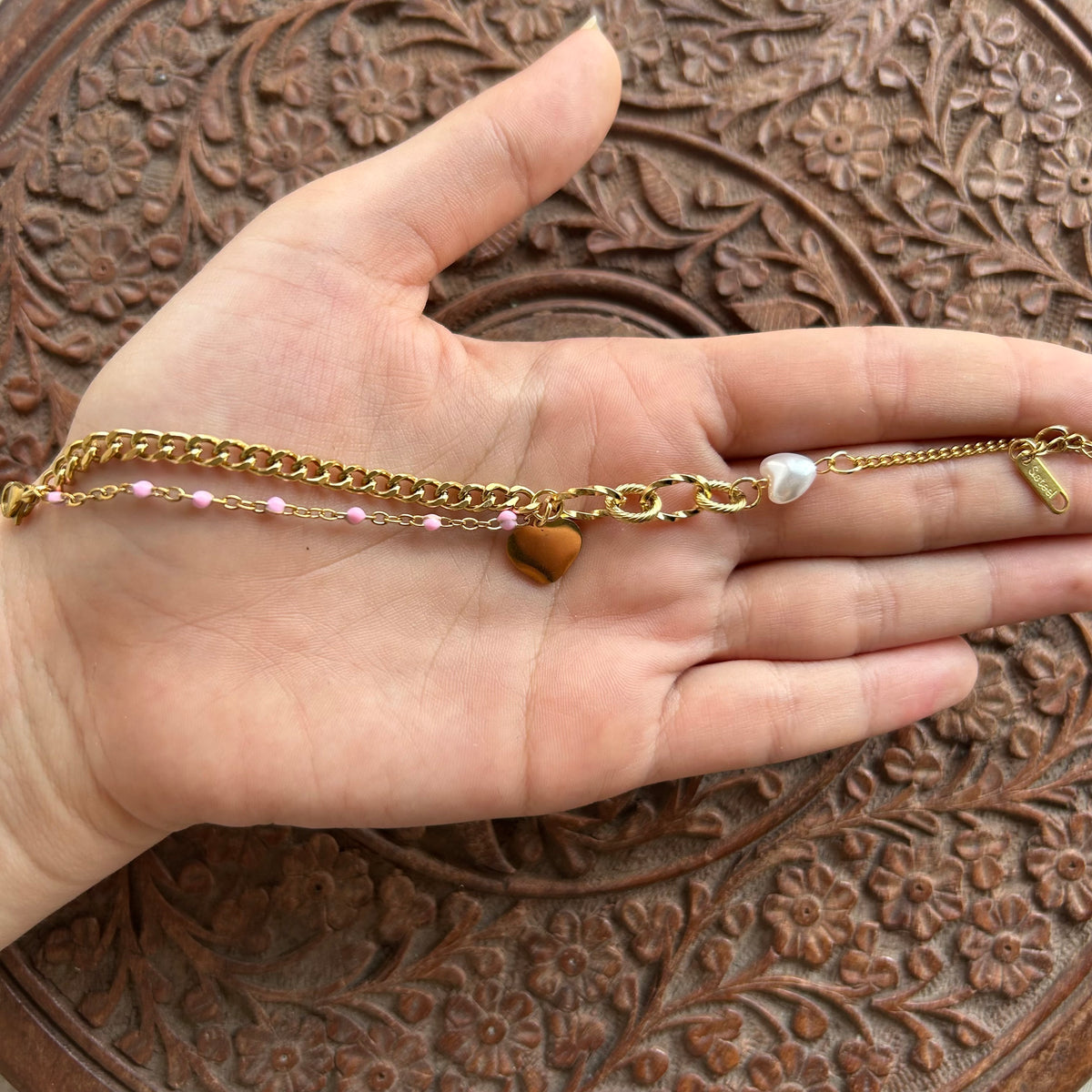 Heart Layered Bracelet