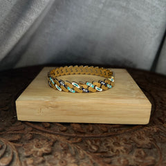 Evil eye enameled kada