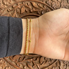 Beadball layered bracelet