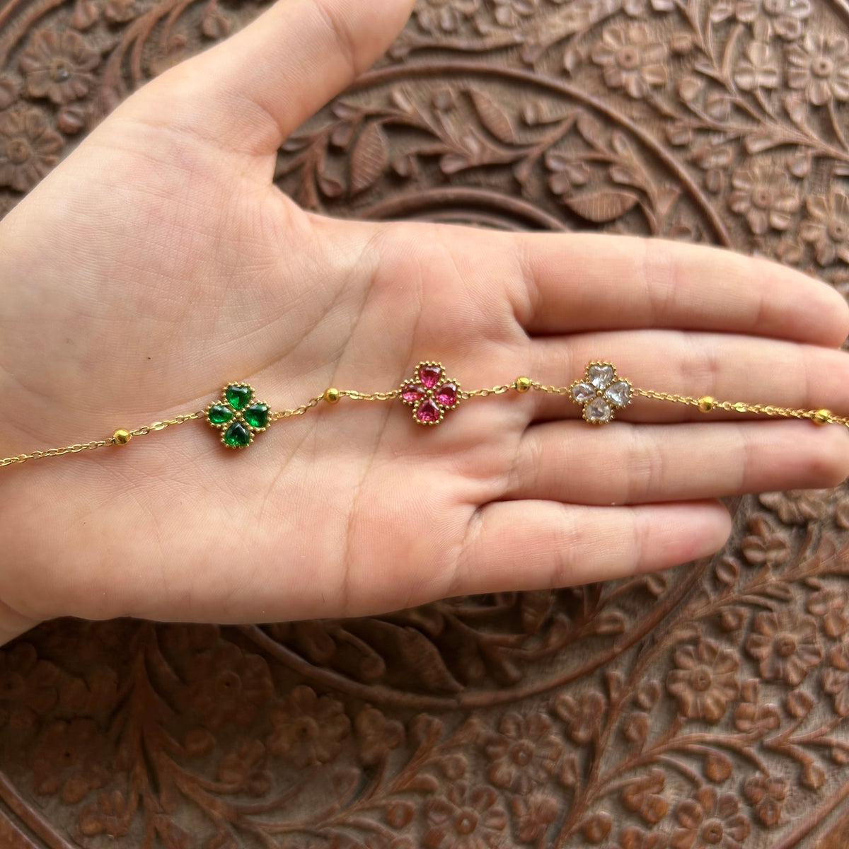 Multicolour petals Bracelet