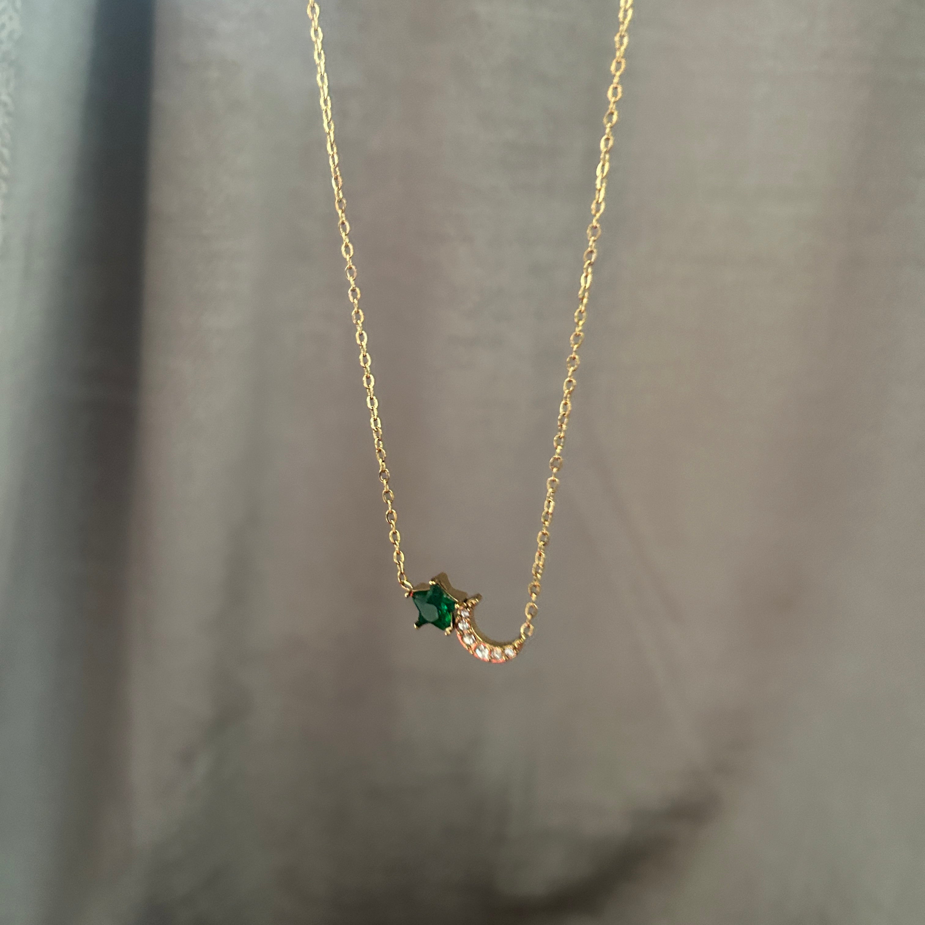 Moon Star Necklace