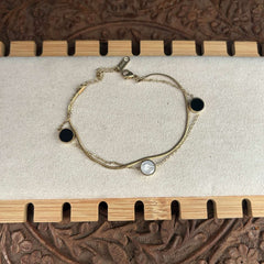 Reversible Circular Layered Bracelet
