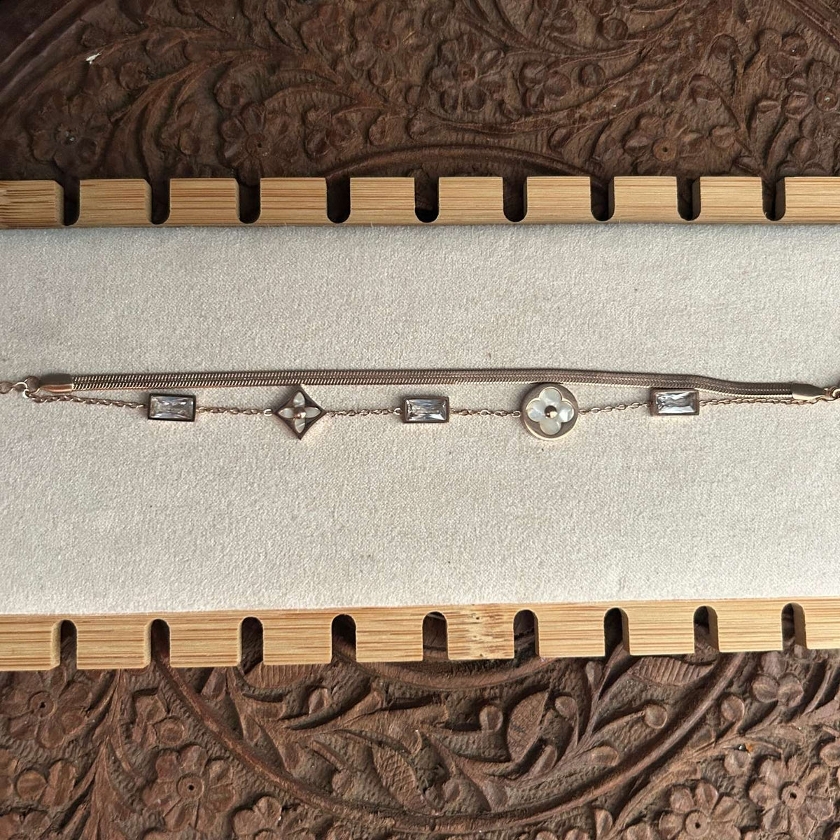 V layered Bracelet