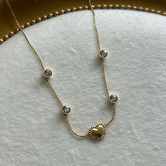 Twinkle heart necklace