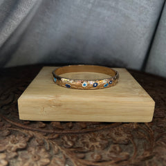 Evil eye enameled kada