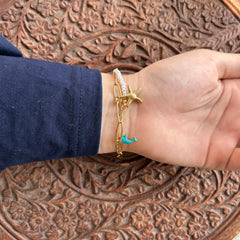 Beach Charms Layered Bracelet