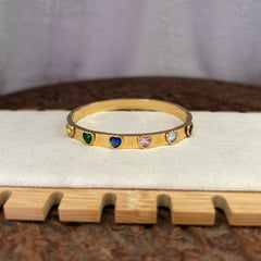 Multicolour Heart Kada