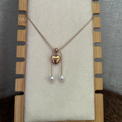 Heart Pearl Anklet