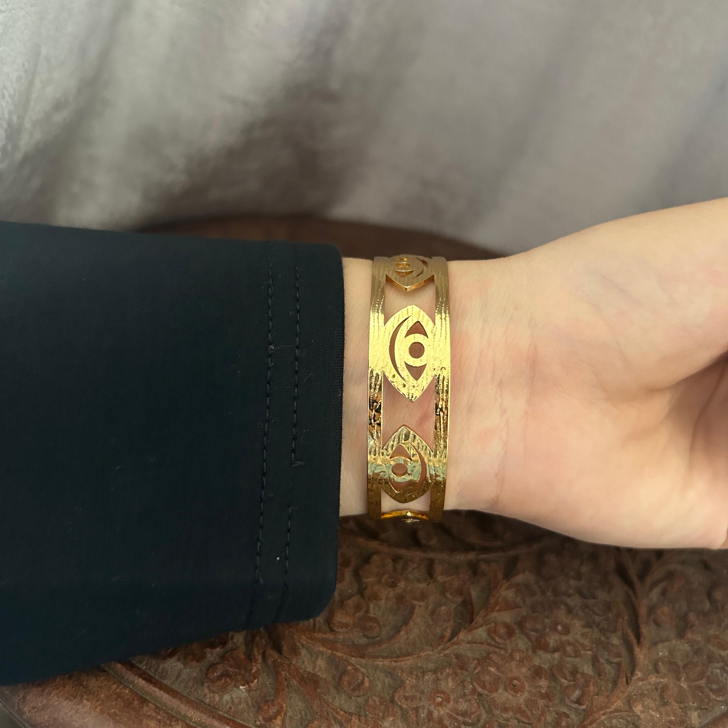 Evil Eye Cuff Kada