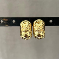 Celestial Chunky Hoop Earrings